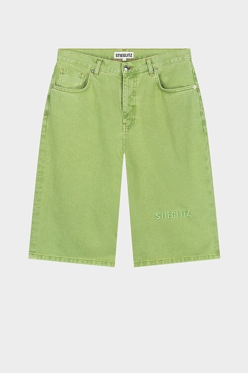Stieglitz Grüne Alexio Jeansshorts