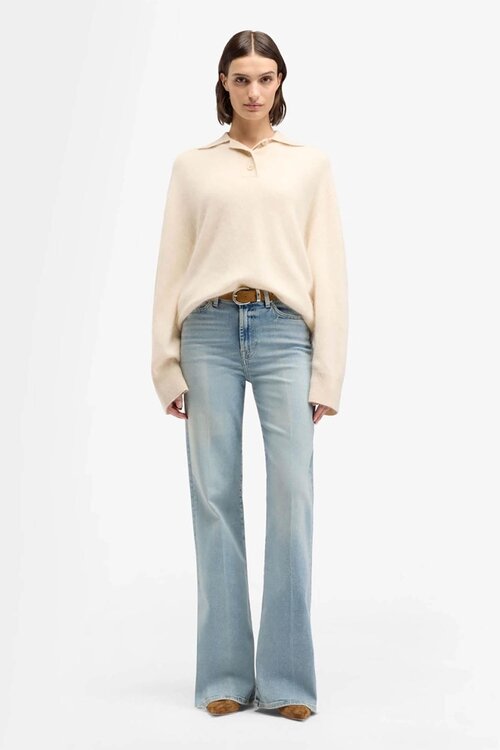 7 For All Mankind Hellblaue Jeans Moderner Dojo