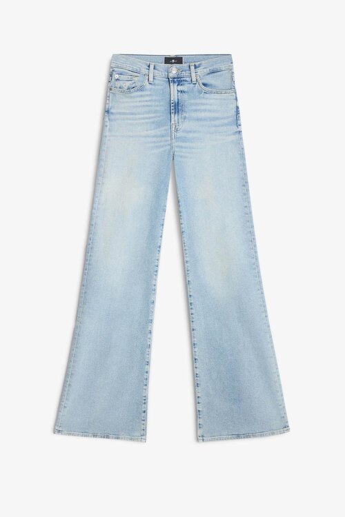 7 For All Mankind Hellblaue Jeans Moderner Dojo