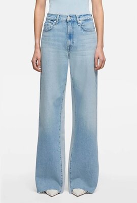 7 For All Mankind Light Blue Panel Lotta Seabreeze