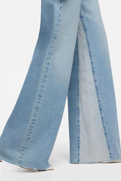 7 For All Mankind Light Blue Panel Lotta Seabreeze