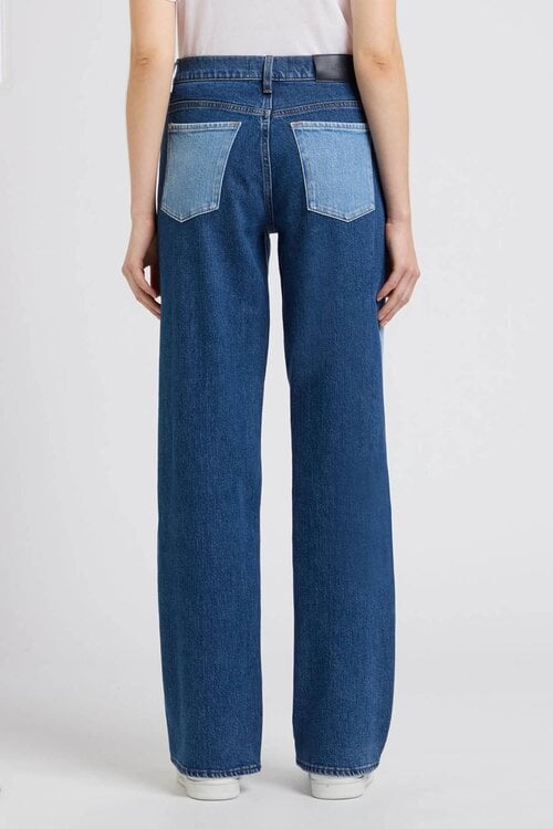 7 For All Mankind Blaue Jeans Stovepipe