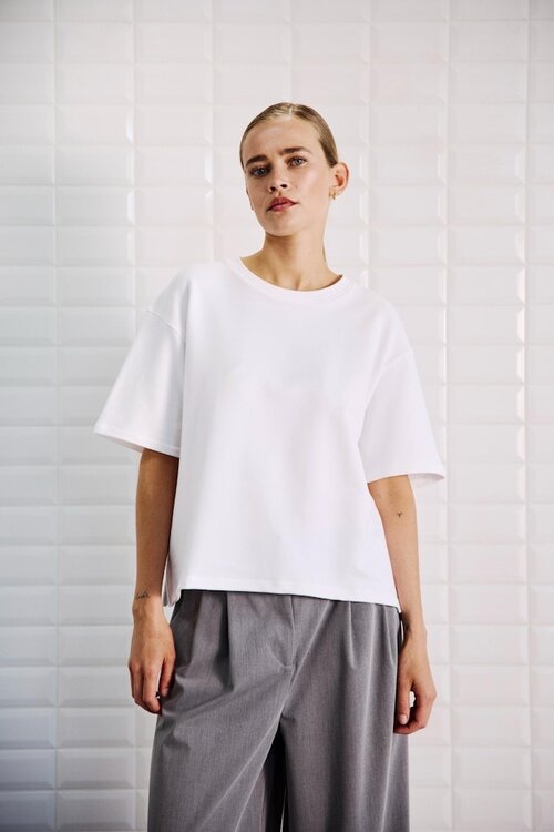 WITHBLACK Weißes Hemd SS