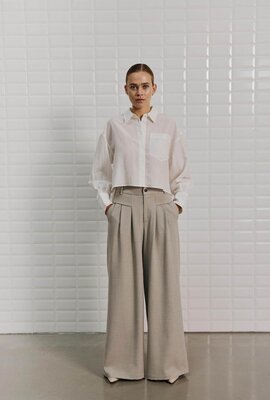 WITHBLACK Weiße Bluse