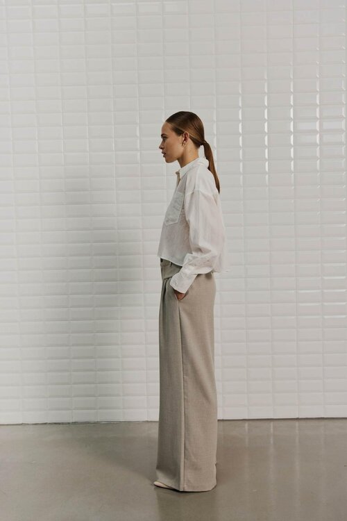 WITHBLACK Weiße Bluse