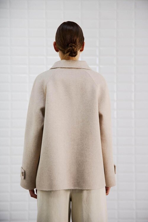 WITHBLACK Taupe Wolljacke