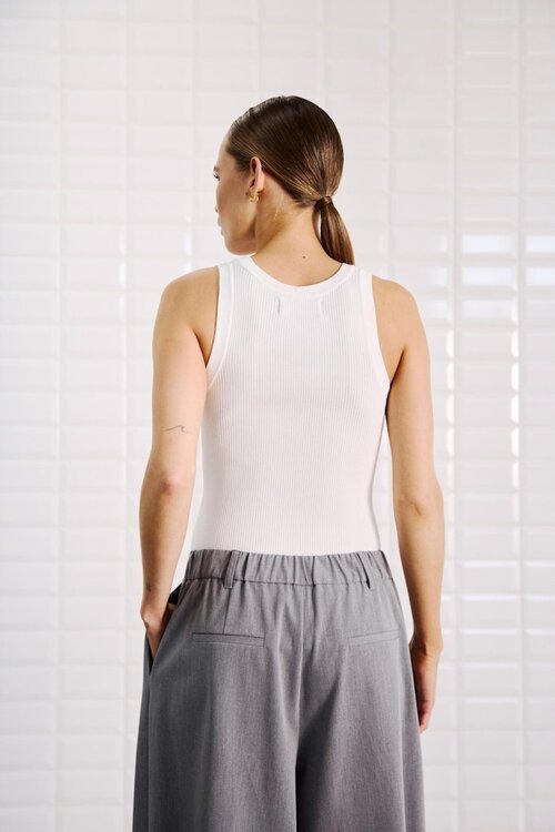 WITHBLACK Weißes Tanktop