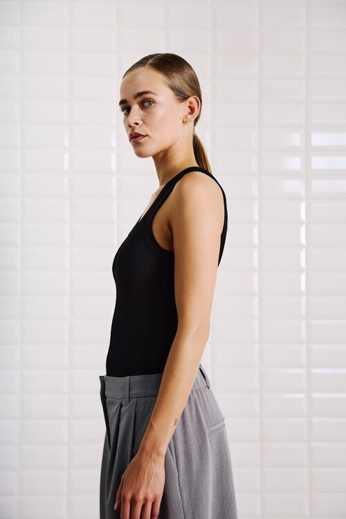 WITHBLACK Schwarzes Tanktop