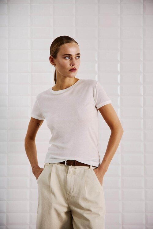 WITHBLACK Cream White Shirt SS