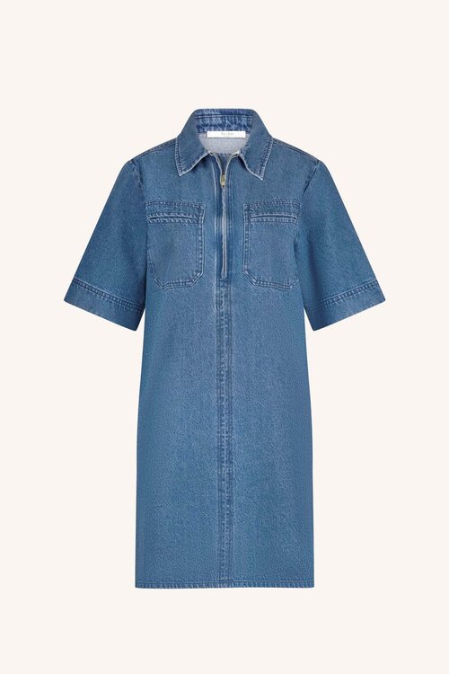By Bar Denim Blau Philipe Denim Kleid