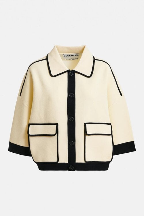 Essentiel Antwerp Off White Weste