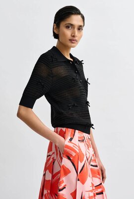 Essentiel Antwerp Schwarzes Polo