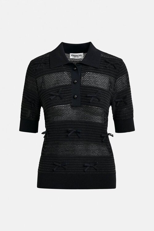 Essentiel Antwerp Schwarzes Polo