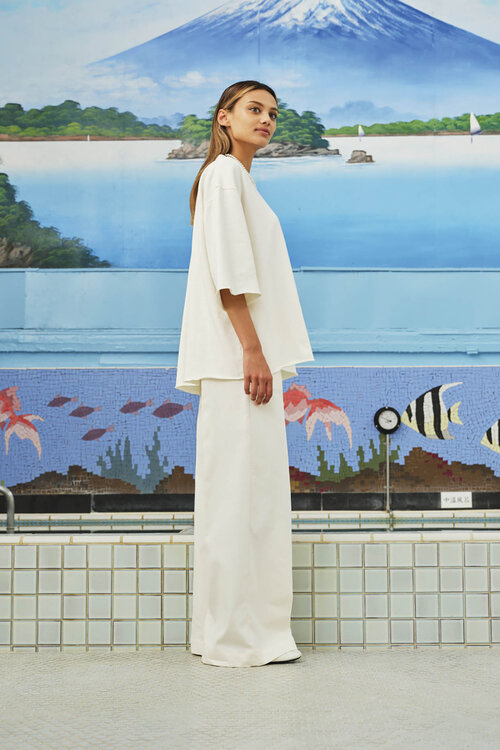 Sea Me Happy Ecru Pullover