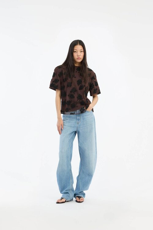 Rotate Braunes Oversized-Oberteil