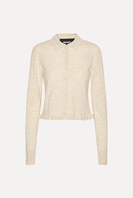 Rotate Creme Polo Weste