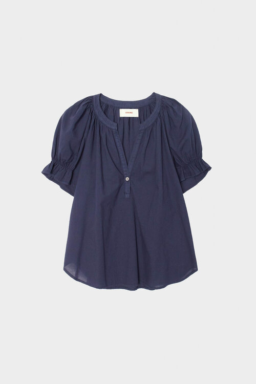 Xirena Marineblaue Bluse