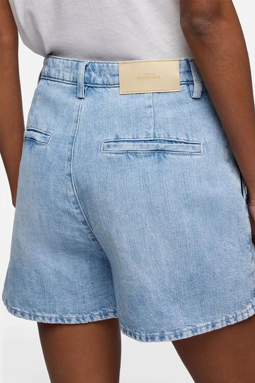 7 For All Mankind Hellblaue Iris-Shorts