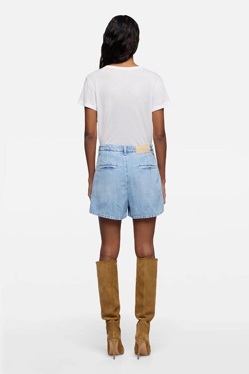 7 For All Mankind Hellblaue Iris-Shorts