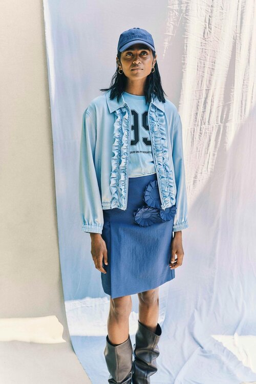 Baum Und Pferdgarten Hellblaues T-Shirt