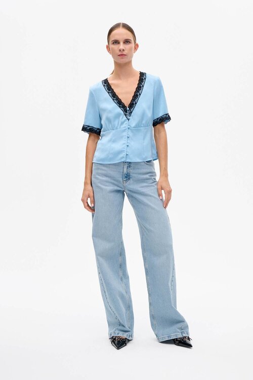 Baum Und Pferdgarten Hellblauwe Bluse