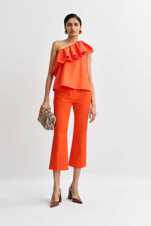 Essentiel Antwerp Orangene Bluse