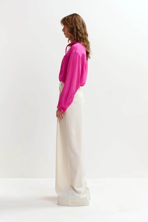 Essentiel Antwerp Off White Weite Hosen