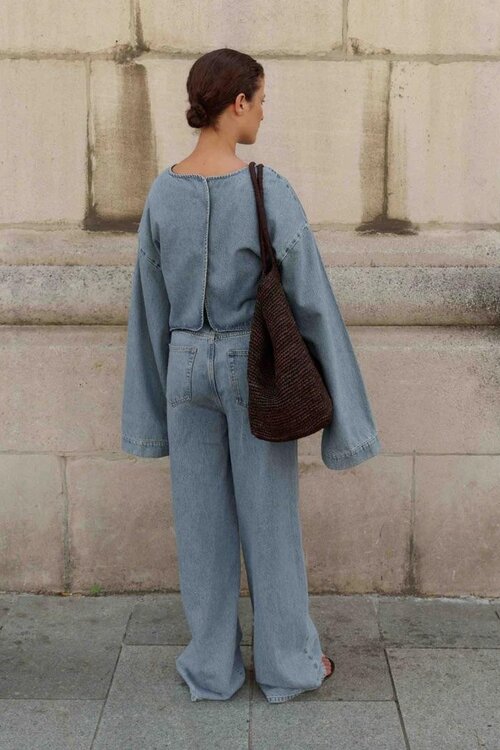 Club L'avenir Hellblaue Jeans