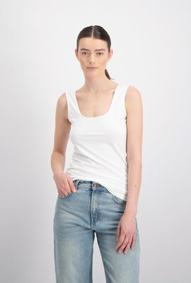 Neeve Off White Baumwolltop