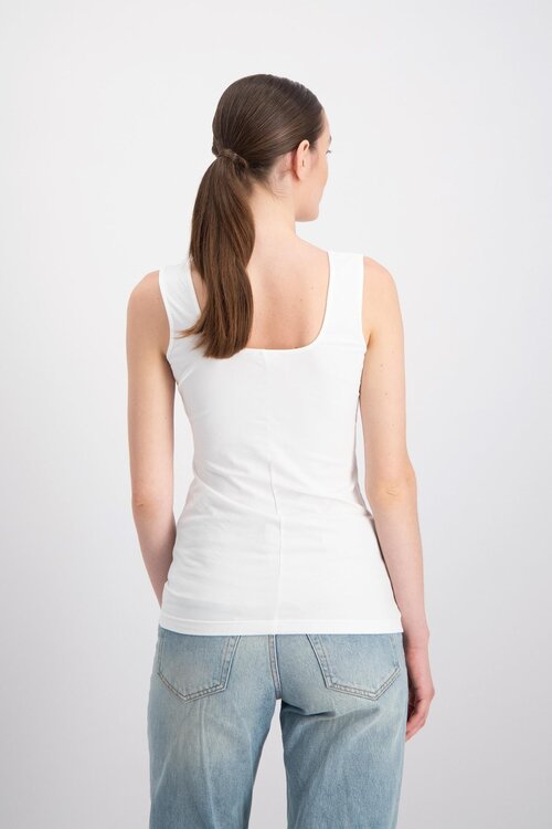 Neeve Off White Baumwolltop