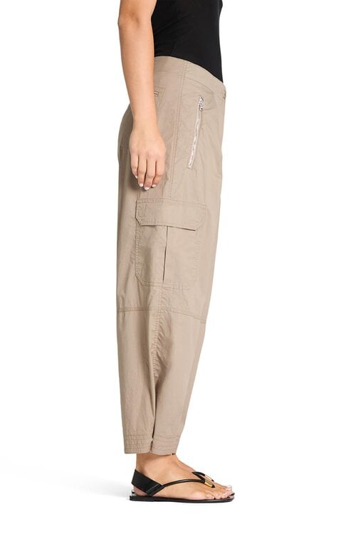 Cambio Taupe Blossom Cargo-Hosen