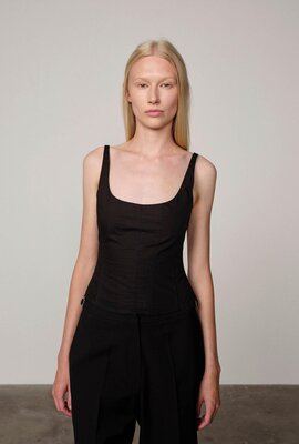 Herskind Schwarzes Freja Top