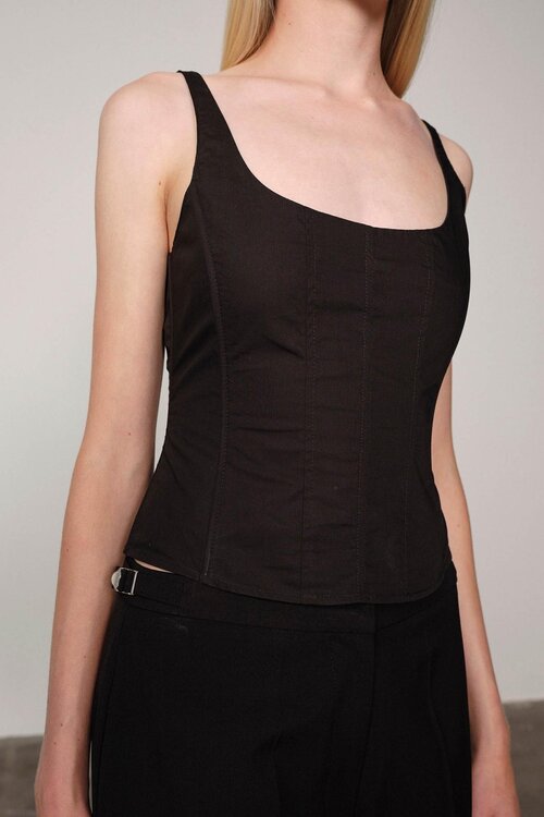 Herskind Schwarzes Freja Top