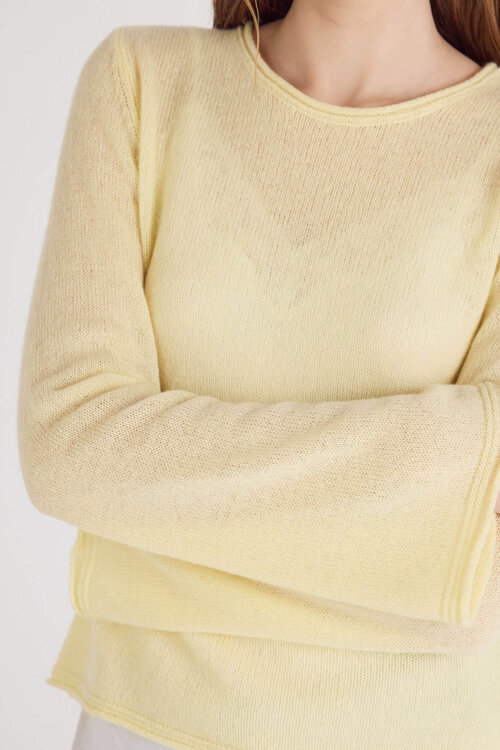 Absolut Cashmere Gelber Maggie-Pullover