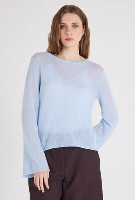 Absolut Cashmere Sky Blue Maggie Pullover