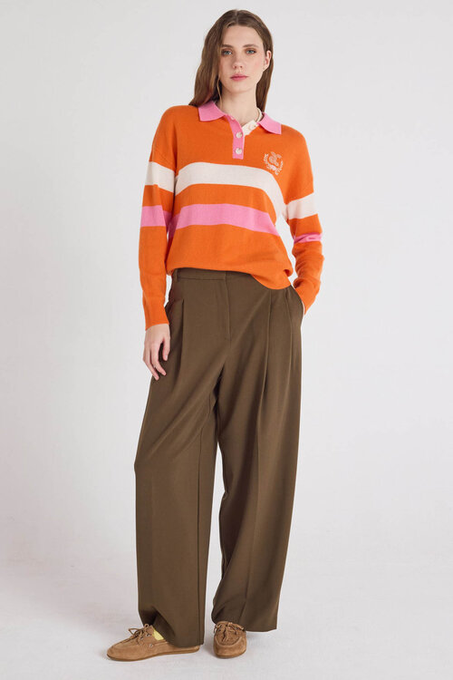 Absolut Cashmere Oranger Cora-Pullover