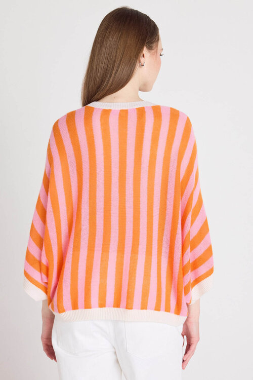 Absolut Cashmere Rosa Nettie Pullover Streifen