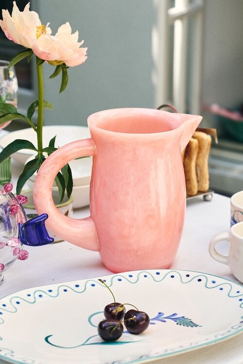 Anna & Nina Hellrosa Pink Lemonade Krug