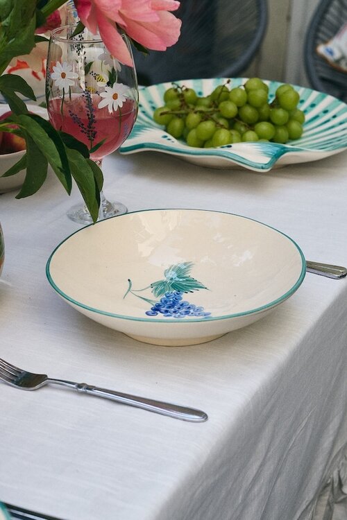 Anna & Nina Verschiedene Farben Grapevine Pasta Teller