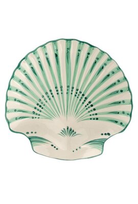 Anna & Nina Shell Verde Servierplatte