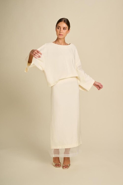 March23 Off White Bluse