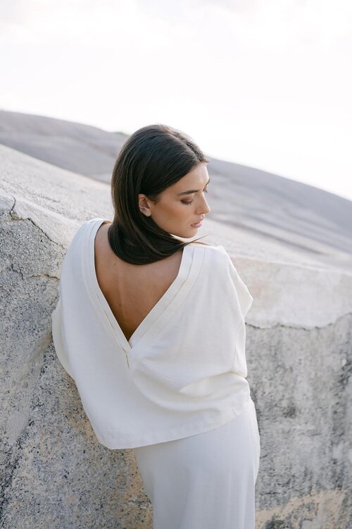 March23 Off White Bluse