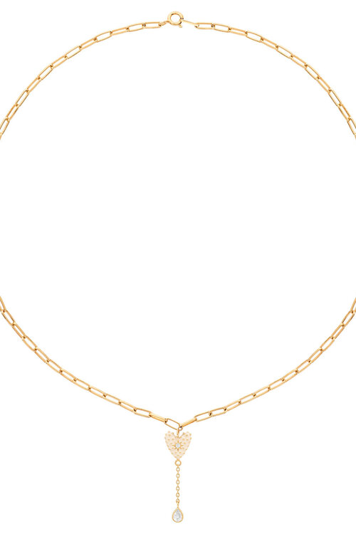 Anna & Nina Gold Dolce Heart Choker