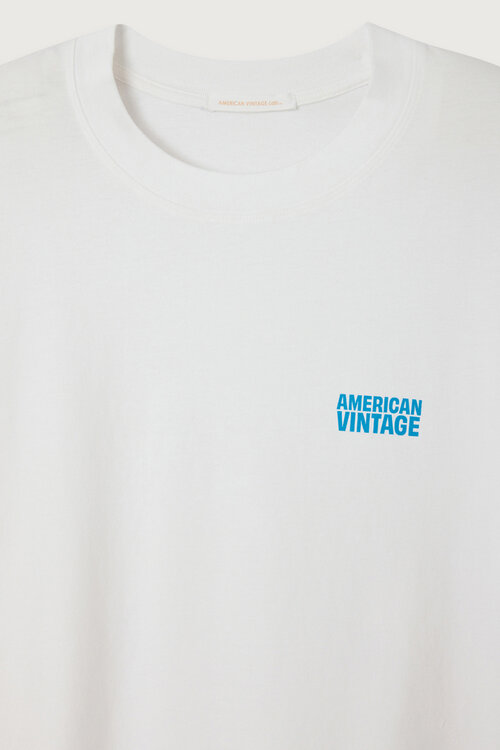 American Vintage Weißes T-Shirt