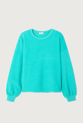 American Vintage Türkiser Pullover