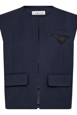 Haute L'Amitie Marineblaue Premiere Box Weste