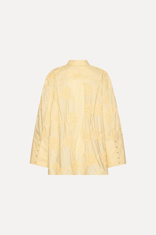 Rotate Gelbes Oversized-Shirt