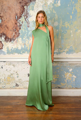 Sea Me Happy Matcha Kleid