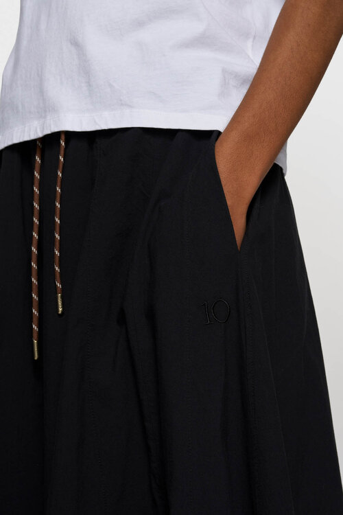 10Days Schwarzer Poplinrock