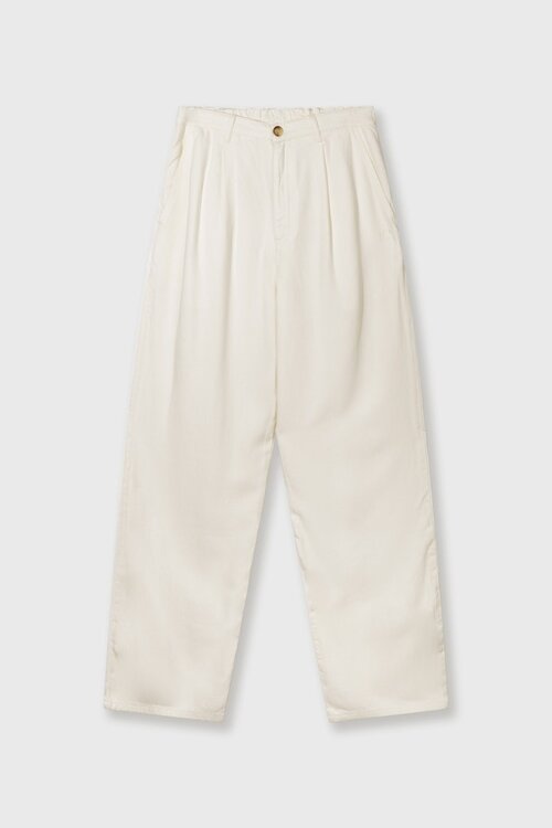 10Days Ecru weiche Twill-Hose